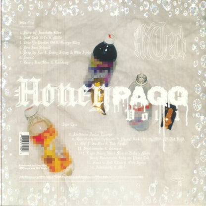 HiTech – Honeypaqq Vol. 1 (LP, Norf Cold Blue, Loma Vista, 2025) Back Cover