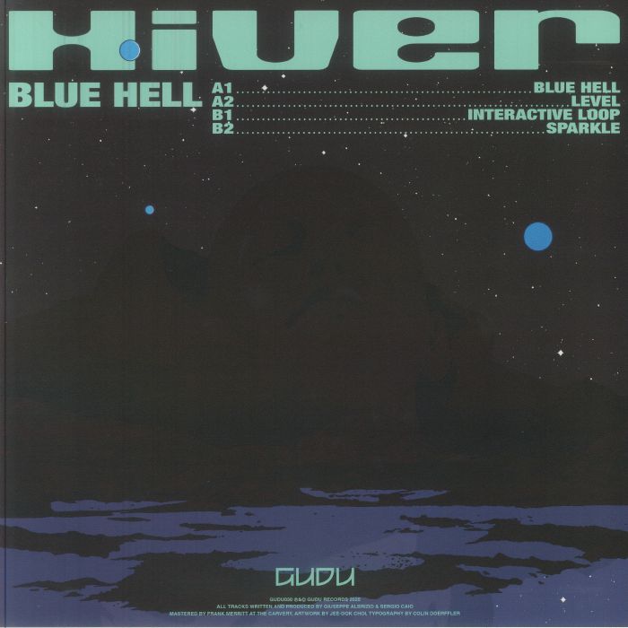 Hiver – Blue Hell (12", Gudu Records, 2026) Back Cover