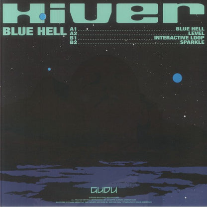 Hiver – Blue Hell (12", Gudu Records, 2026) Back Cover