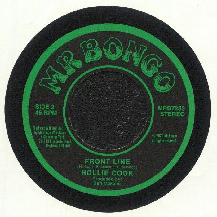 Hollie Cook – Shy Girl (7", Mr Bongo, 2025) Back Cover