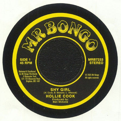 Hollie Cook – Shy Girl (7", Mr Bongo, 2025) Front Cover