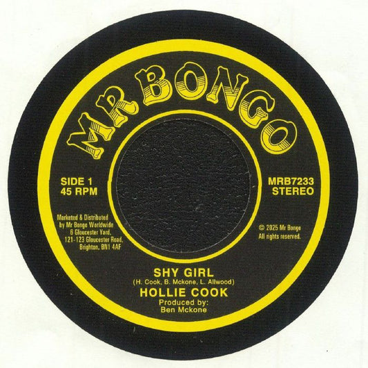Hollie Cook – Shy Girl (7", Mr Bongo, 2025) front cover