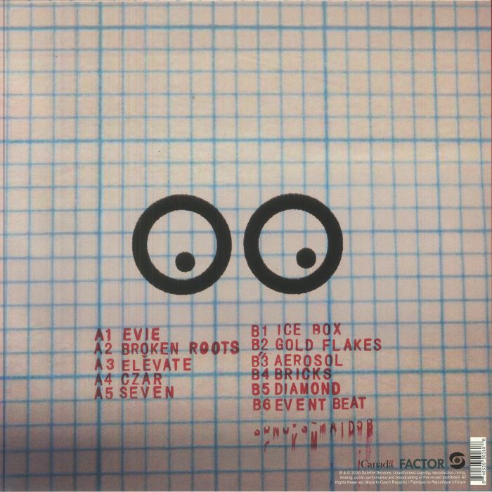 Holy Fuck – Event Beat (LP, Apple Red, Satellite Services, 2026) Back Cover