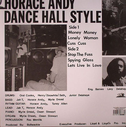 Horace Andy – Dance Hall Style (LP, Wackie's, 2004) Back Cover