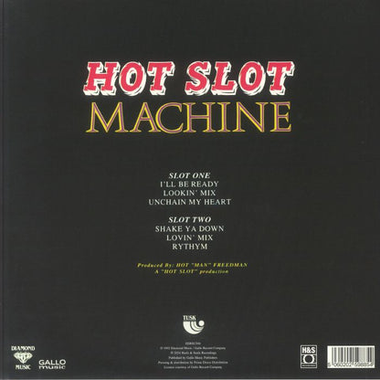 Hot Slot Machine – Hot Slot Machine (LP, Heels & Souls Recordings, 2024) Back Cover