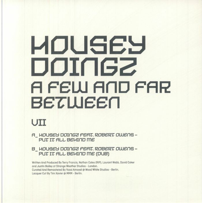 Housey Doingz Robert Owens – A Few And Far Between VII (10", Sushitech Records, 2025) Back Cover