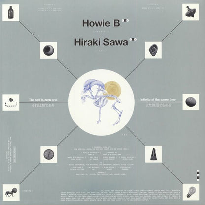 Howie B / Hiraki Sawa – 3 Sticks (12", insert, Dog Tooth, 2026) Back Cover