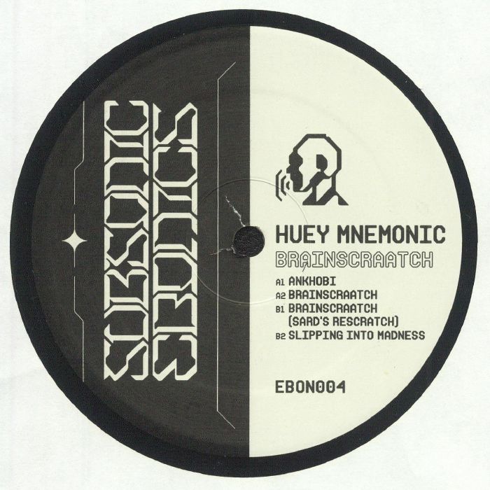 Huey Mnemonic – Brainscraatch (12", Subsonic Ebonics, 2024) Front Cover