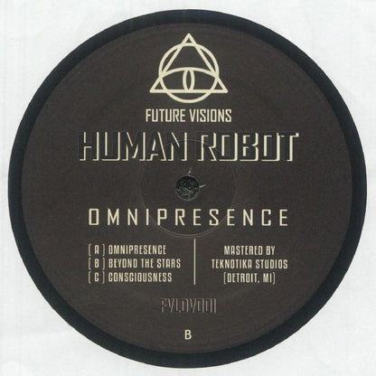 Human Robot – Omnipresence EP (12", Future Visions, 2026) Back Cover