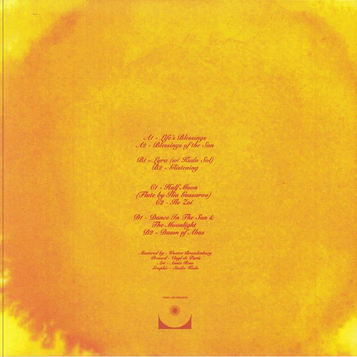 Humble B-Flat – Blessings Of The Sun (2xLP, Pond Life Records, 2025) Back Cover