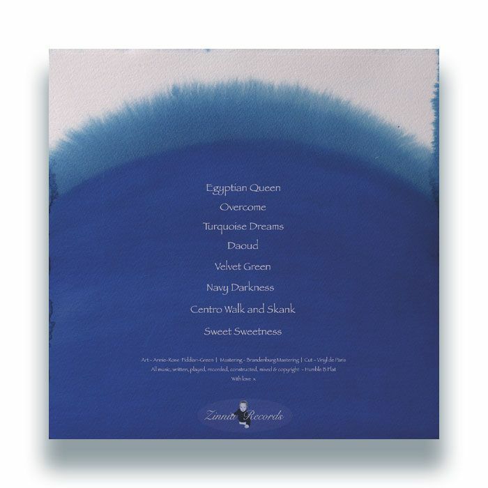 Humble B Flat – Indigo Blues (2xLP, Zinnia, 2026) Back Cover