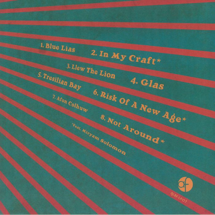 Huw Marc Bennett – Tresilian Bay (LP, Albert's Favourites, 2020) Back Cover