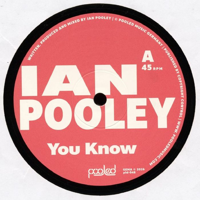 Ian Pooley – You Know (12", Pooledmusic, 2026) Front Cover