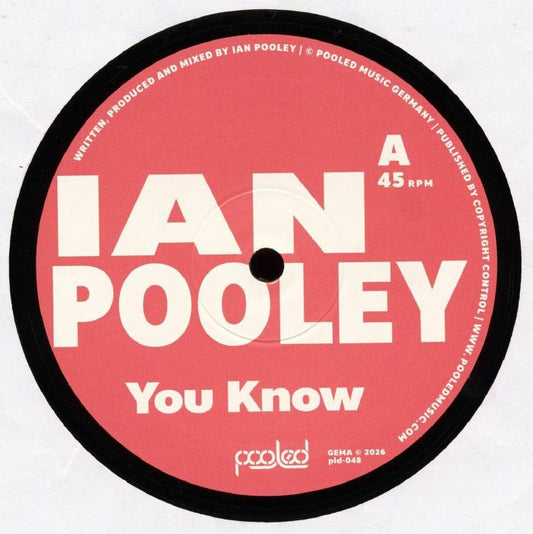 Ian Pooley – You Know (12", Pooledmusic, 2026) Front Cover