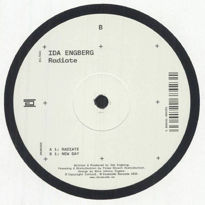 Ida Engberg – Radiate (12", DCLTD, 2025) Back Cover