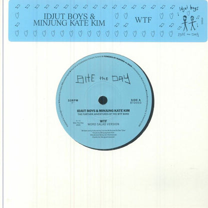 Idjut Boys Minjung Kate Kim – The Further Adventures Of The WTF Band (7", Bite The Day, 2025) Front Cover