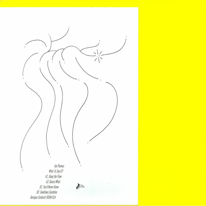 Ido Plumes – What To See EP (12", Baroque Sunburst, 2026) Back Cover