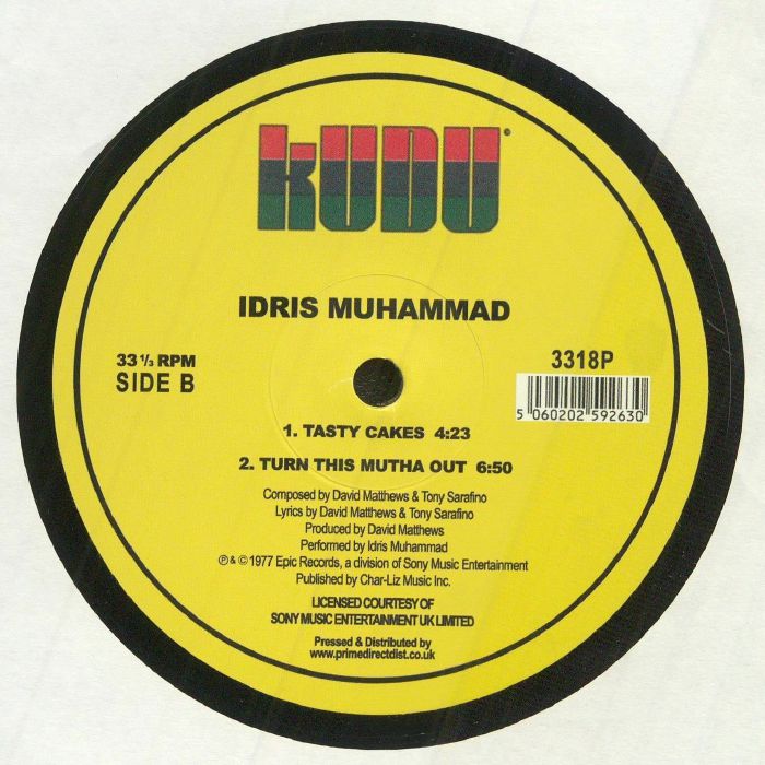 Idris Muhammad – Could Heaven Ever Be Like This  (12", Kudu, 2025) back cover