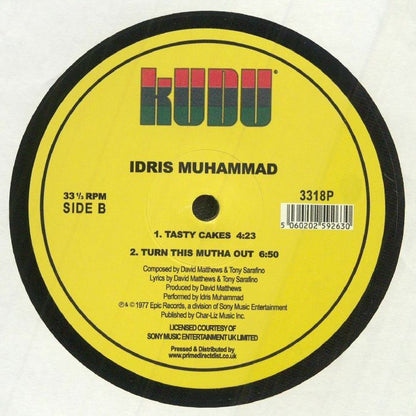 Idris Muhammad – Could Heaven Ever Be Like This  (12", Kudu, 2025) back cover