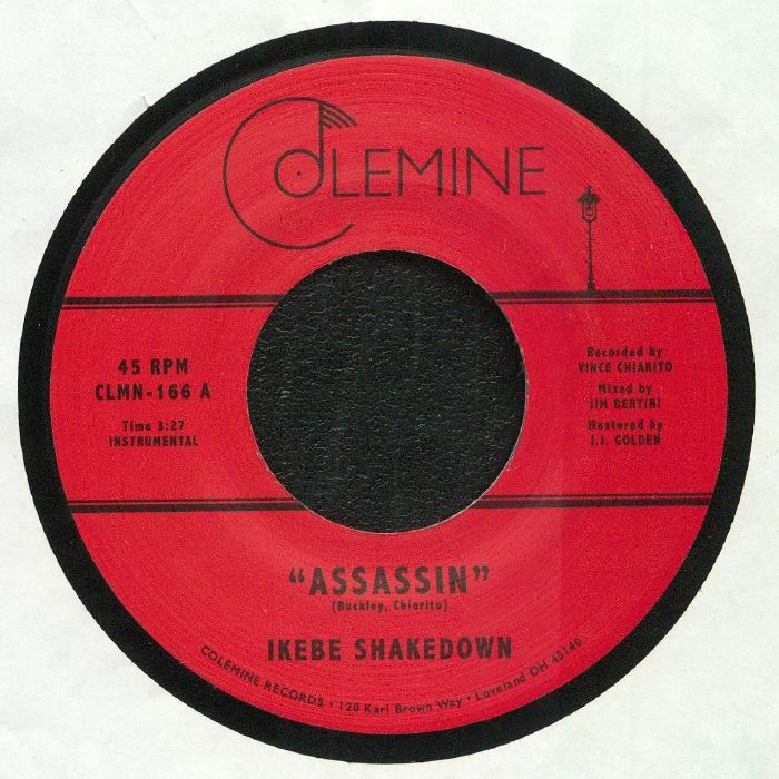 Ikebe Shakedown – Assassin (7", Colemine Records, 2018) Front Cover