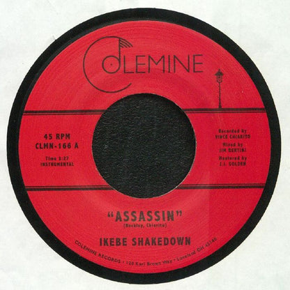 Ikebe Shakedown – Assassin (7", Colemine Records, 2018) Front Cover