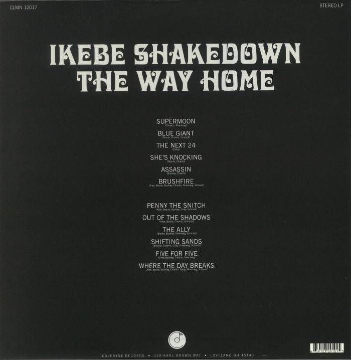 Ikebe Shakedown – The Way Home (LP, Colemine Records, 2017) Back Cover