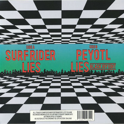 Il Est Vilaine – Surf Rider (12", Transparent Blue, Dialect Recordings, 2026) Back Cover