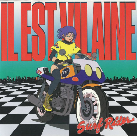 Il Est Vilaine – Surf Rider (12", Transparent Blue, Dialect Recordings, 2026) Front Cover
