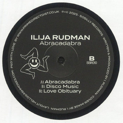 Ilija Rudman – Abracadabra (12", Sosilly Edits, 2025) Back Cover