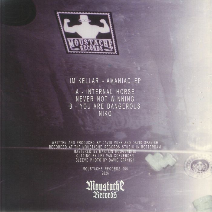 Im Kellar – Amoniac EP (12", Moustache Records, 2026) Back Cover