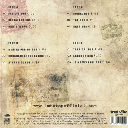 Imhotep – Kheper Wax (2xLP, Trad Vibe, 2024) Back Cover