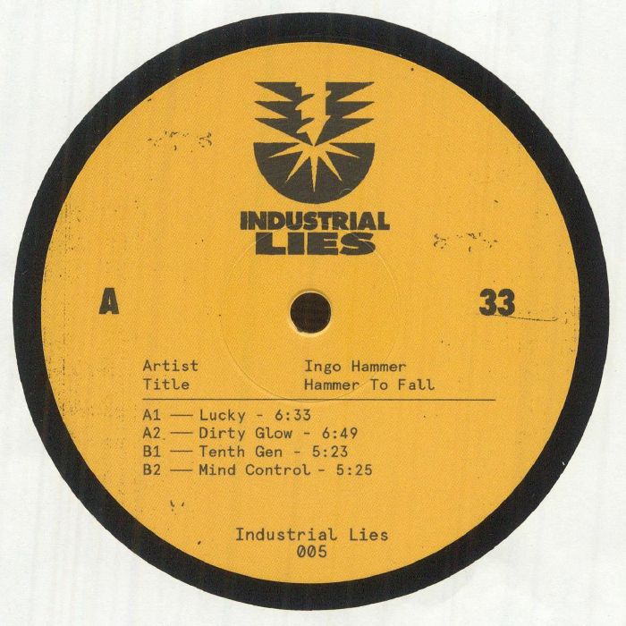Ingo Hammer – Hammer to Fall (12", Industrial Lies, 2026) Front Cover