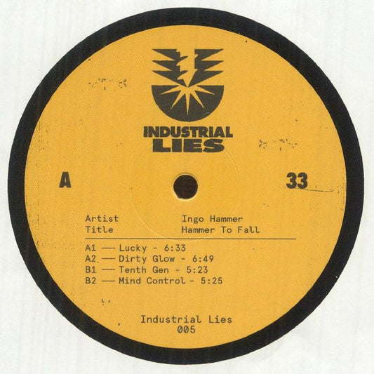 Ingo Hammer – Hammer to Fall (12", Industrial Lies, 2026) Front Cover
