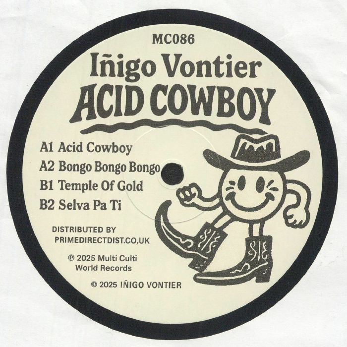 Iñigo Vontier – Acid Cowboy (12", Multi Culti, 2025) Front Cover