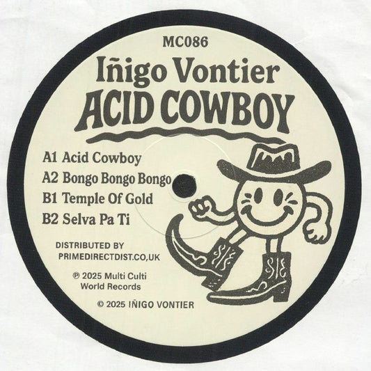 Iñigo Vontier – Acid Cowboy (12", Multi Culti, 2025) Front Cover