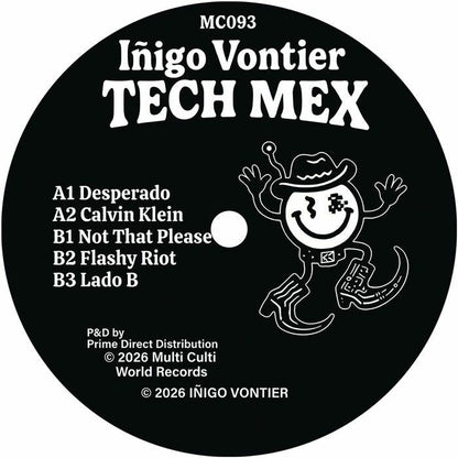 Inigo Vontier – Tech Mex (12", Multi Culti, 2026) Back Cover