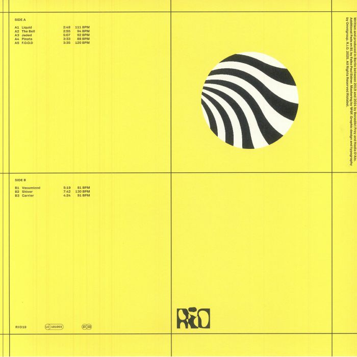 INIT – Pool Jams (LP, R.I.O., 2025) Back Cover