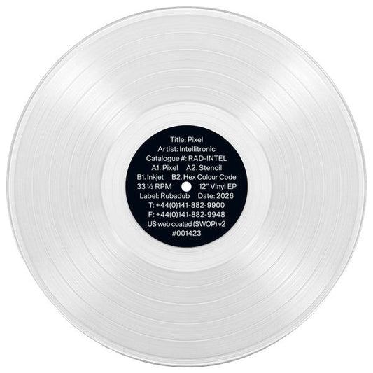 Intellitronic – Pixel (12", Rubadub, 2026) Front Cover