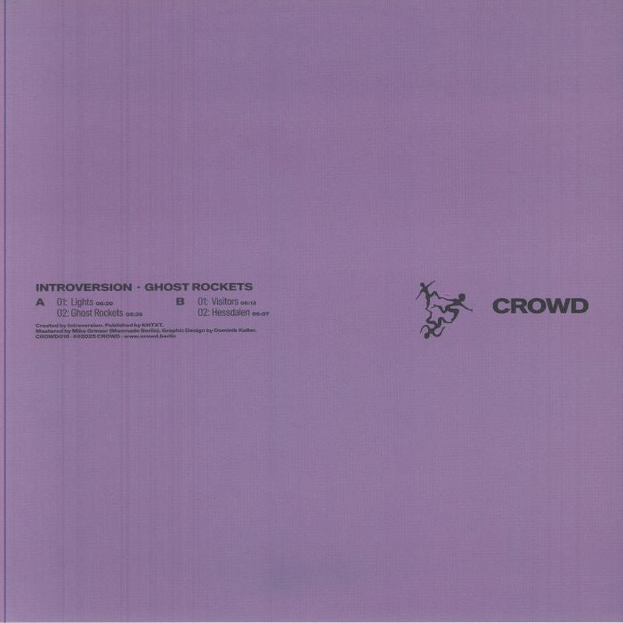 Introversion – Ghost Rockets (12", Crowd, 2025) Back Cover