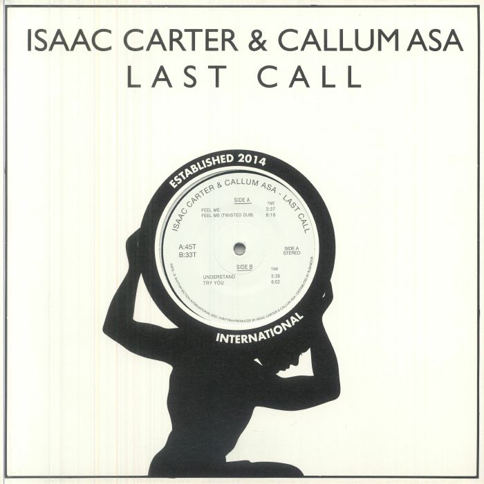 Isaac Carter & Callum Asa – Last Call (12", Rhythm Section International, 2026) Front Cover