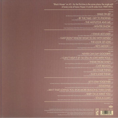 Isaac Hayes – Hot Buttered Singles 1969-1972 (2xLP, Stax, 2024) Back Cover