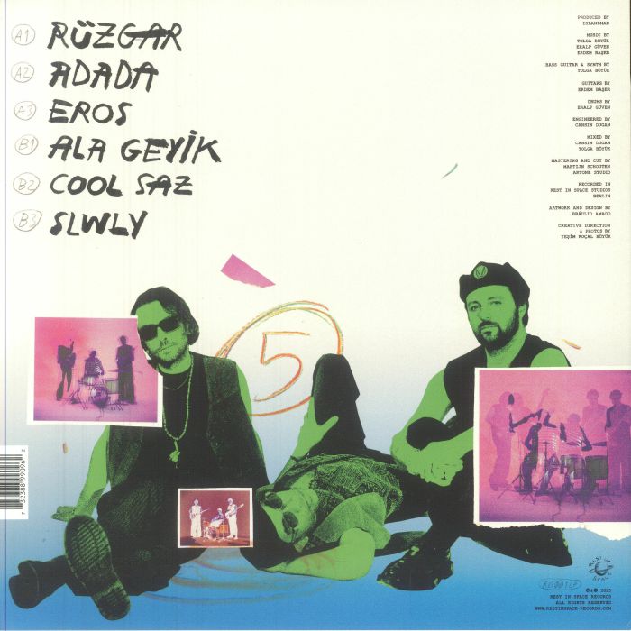 Islandman – Island5 (LP, Rest in Space, 2025) Back Cover