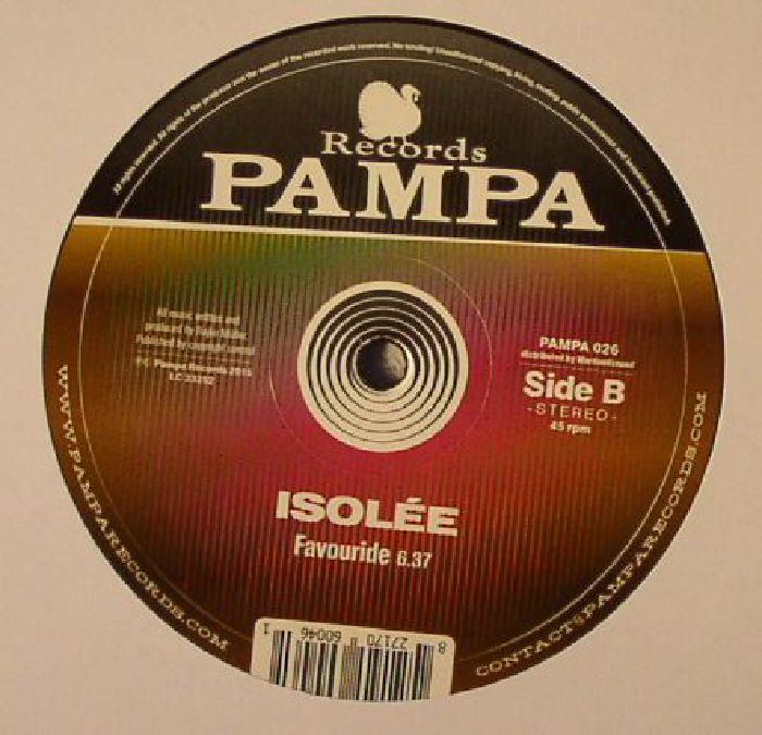 Isolée – Floripa (12", Pampa Records, 2015) Back Cover