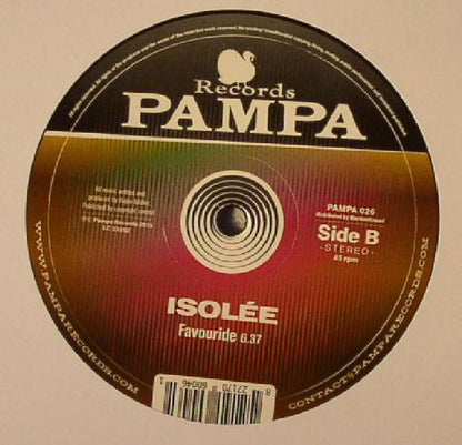 Isolée – Floripa (12", Pampa Records, 2015) Back Cover