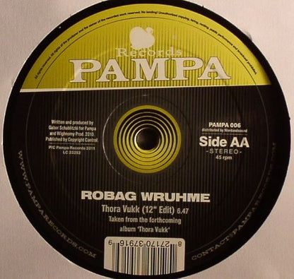 Isolée / Robag Wruhme – Taktell / Thora Vukk (12", Pampa Records, 2011) Back Cover