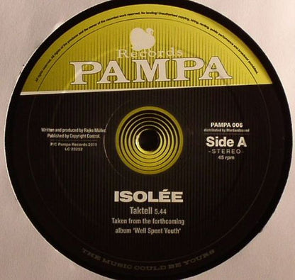 Isolée / Robag Wruhme – Taktell / Thora Vukk (12", Pampa Records, 2011) Front Cover