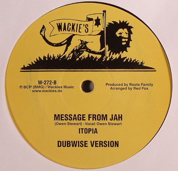 Itopia – Creation (12", Wackie's, 2008) Back Cover