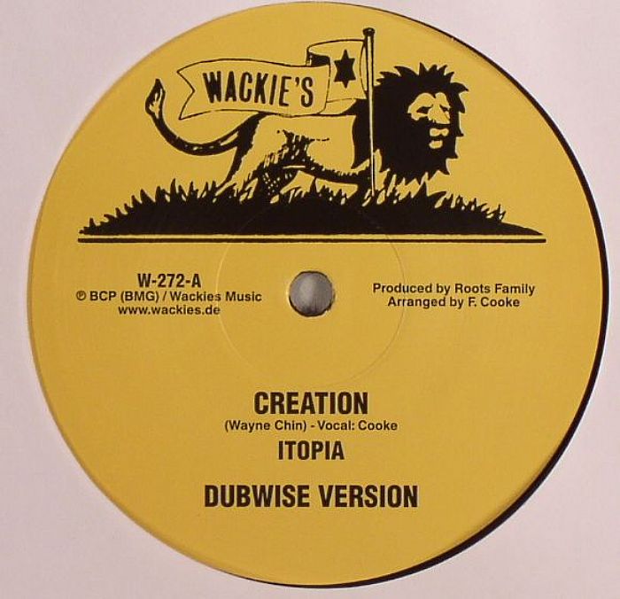 Itopia – Creation (12", Wackie's, 2008) Front Cover