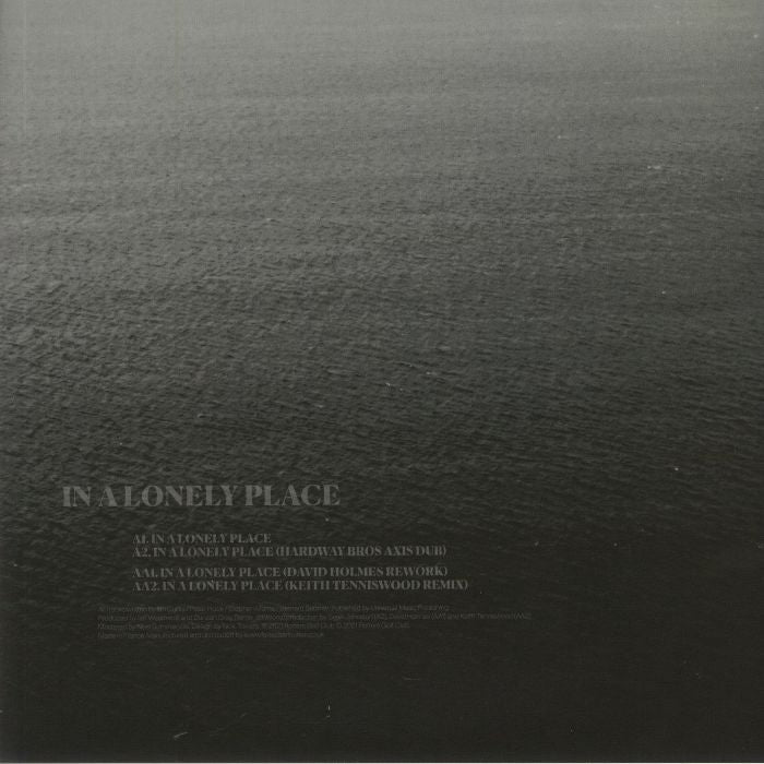 IWDG – In A Lonely Place (12", Rotters Golf Club, 2025) back cover