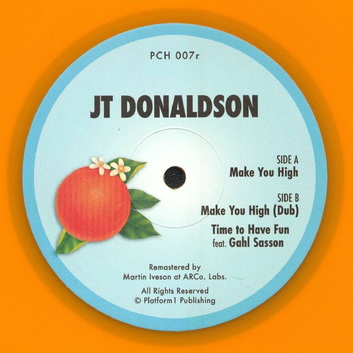 J.T. Donaldson – Make You High (12", Pacific Coast House Recordings, 2026) Front Cover